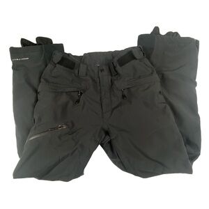 Columbia Omnitech Black Ski Snow Pants Size Small Breathable Waterproof Adjust